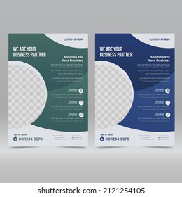 Corporate Poster, Flyer Design Template	
