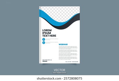 Corporate Poster Template Vector Images. Book cover Flyer brochure cover design template for business