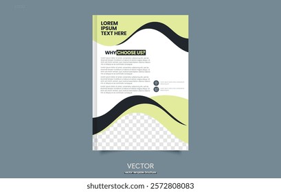 Corporate Poster Template Vector Images. Book cover Flyer brochure cover design template for business