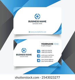 Corporate premium Blue Color Business Card