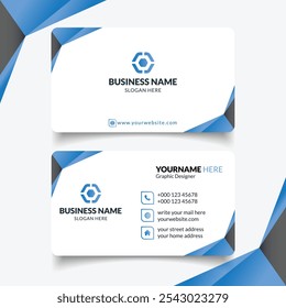 Corporate premium Blue Color Business Card