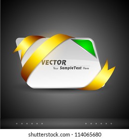 Corporate presentation for product promotion with banner or template design for your business. EPS 10.