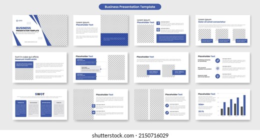 Presentación corporativa y plantilla de diseño de diapositivas. Uso para el informe anual del negocio, volante, folleto, folleto, página de inicio, diapositivas de presentación de Startup Business, plantilla de diseño infográfico,