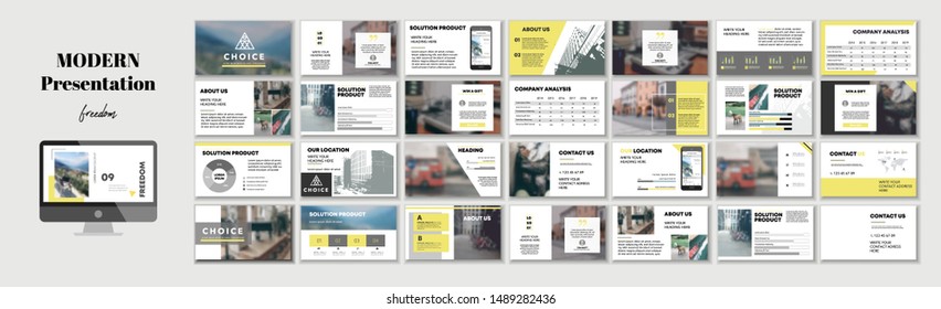 Corporate presentation template. Social media pack. Set of modern blog posts or Editable simple info banner, trendy book cd idea. For app, digital display style. Bright flyer. In Black White color