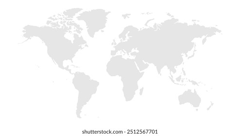 Para apresentações corporativas, este mapa do mundo elegante em tons de cinza oferece uma aparência profissional. Use-o para mostrar alcance global, estratégias internacionais ou expansão de mercado em contextos comerciais.