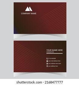 Corporate and Professional Business card