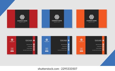 Corporate Professional Business Card Design Template 