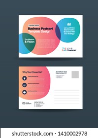 Corporate Professional Business Postcard Design, Event Card Design, Direct Mail EDDM Template, Invitation Design