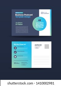 Corporate Professional Business Postcard Design, Event Card Design, Direct Mail EDDM Template, Invitation Design