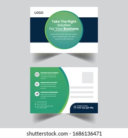 Corporate Professional Business Postcard Design Template