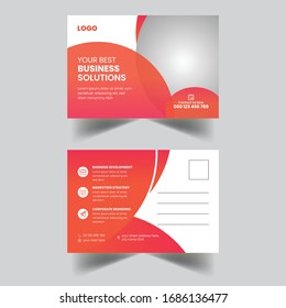 Corporate Professional Business Postcard Design Template