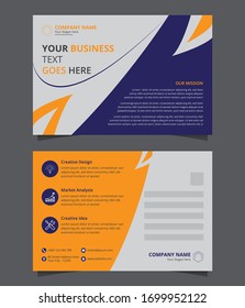 Corporate Professional Business Postcard Design, Event Card Design, Invitation Card Design,Vector Brochure, Flyer, Magazine Cover & Poster Design.