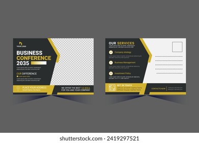 Corporate Professional Business Postcard Design template