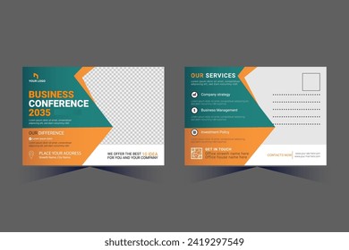 Corporate Professional Business Postcard Design template