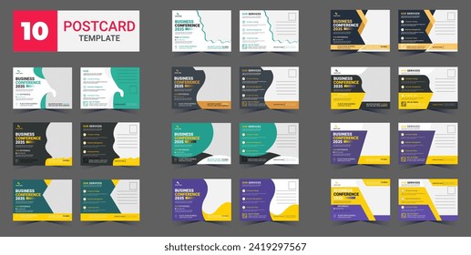 Corporate Professional Business Postcard Design template