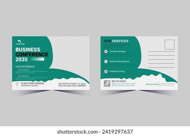 Corporate Professional Business Postcard Design template