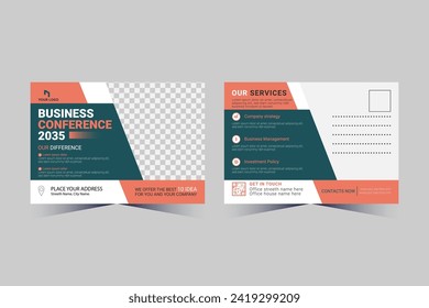 Corporate Professional Business Postcard Design template