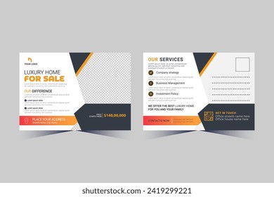 Corporate Professional Business Postcard Design template