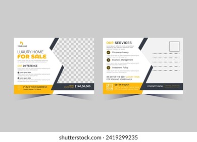 Corporate Professional Business Postcard Design template