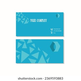 Corporate professional designer business or visiting card set. Vector abstract creative business cards.
business modem name card