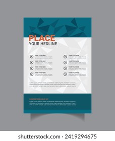 Corporate and professional flyer design