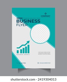 Corporate and professional flyer design template