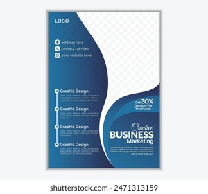 Corporate Professional and simple flyer design template