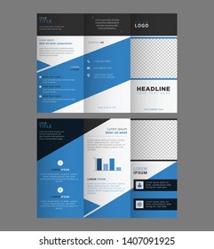 Corporate Professional Tri fold Leaflet Brochure