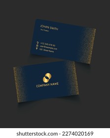 Corporate professional visiting card design template