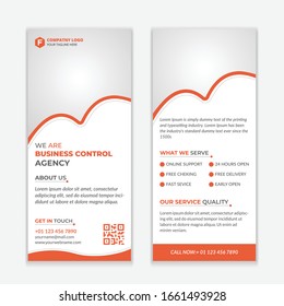 Corporate Rack Card And Dl Flyer Design. 