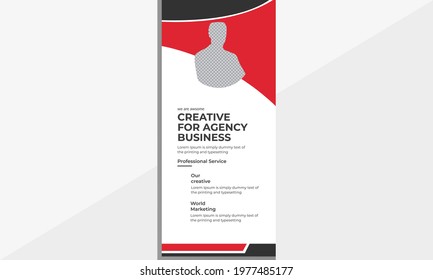 Corporate Rack Card Or Dl Flyer.