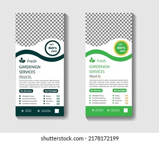 Corporate Rack card DL flyer design template .design vector background illustration layout template graphic print rack card real  advertisement flyer. Business rack design  