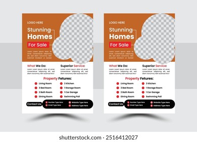 Corporate Real Estate Flyer Design Template 