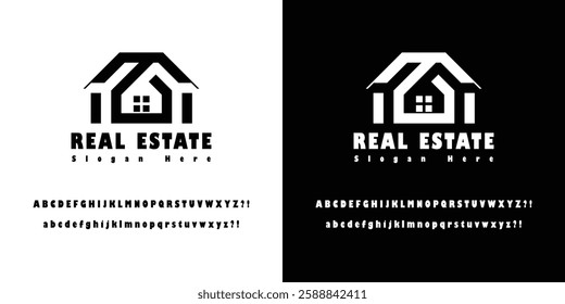 Corporate Real Estate Logo - Minimalist House Icon for Branding Property Firms