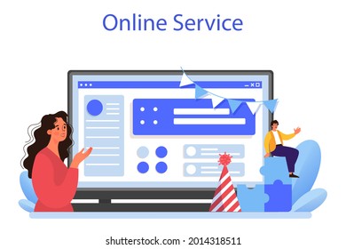 Corporate relations online service or platform. Business ethics. Corporate organization development and compliance. Company policy course for employees. Flat vector illustration