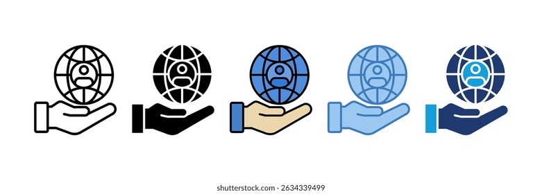 Corporate Responsibility Icon Element For Design