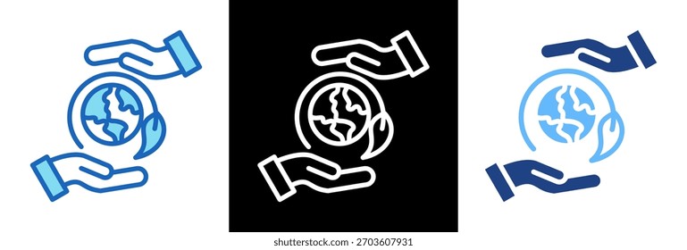 Corporate Responsibility Symbol Tripplestyle Vektorgrafik