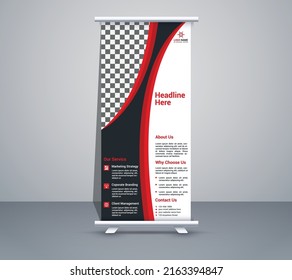 Corporate Roll Up Banner Design Template