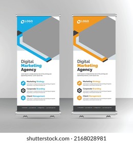 Design-Vorlage für Corporate Roll-Up-Banner