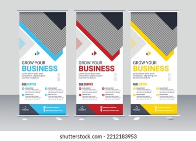 Design-Vorlage für Corporate Roll-up-Banner