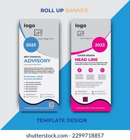 Corporate Roll Up Banner Design Template