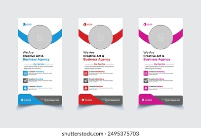 Corporate Roll up Banner  Design Template