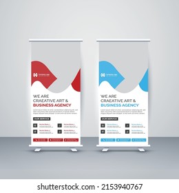 Corporate roll up banner design  Templates  of you business .