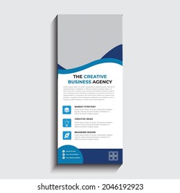 Design der Standardvorlage für Corporate Roll-Up-Banner