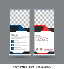 Corporate roll up banner template