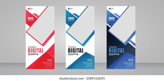 Corporate roll up banner template