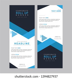 Corporate Roll Up Banner Template for Presentation