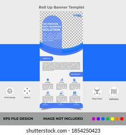 Corporate roll up business brochure flyer banner design vertical template vector, cover presentation, abstract geometric background, modern publication x-banner and flag-banner, carpet design.