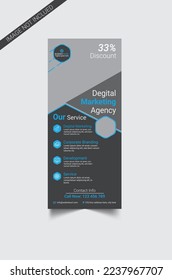 Corporate Rollup Banner design modern  Template