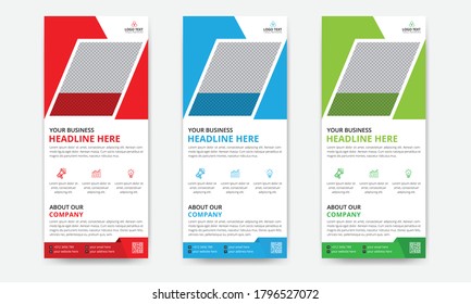 Corporate Rollup Banner Design Template